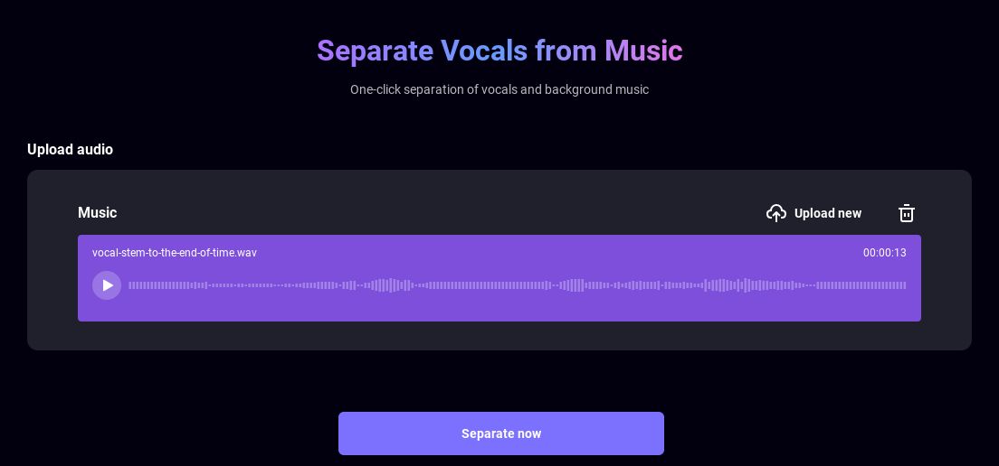 Using Media.io to Enhance the Music and Audio with AI