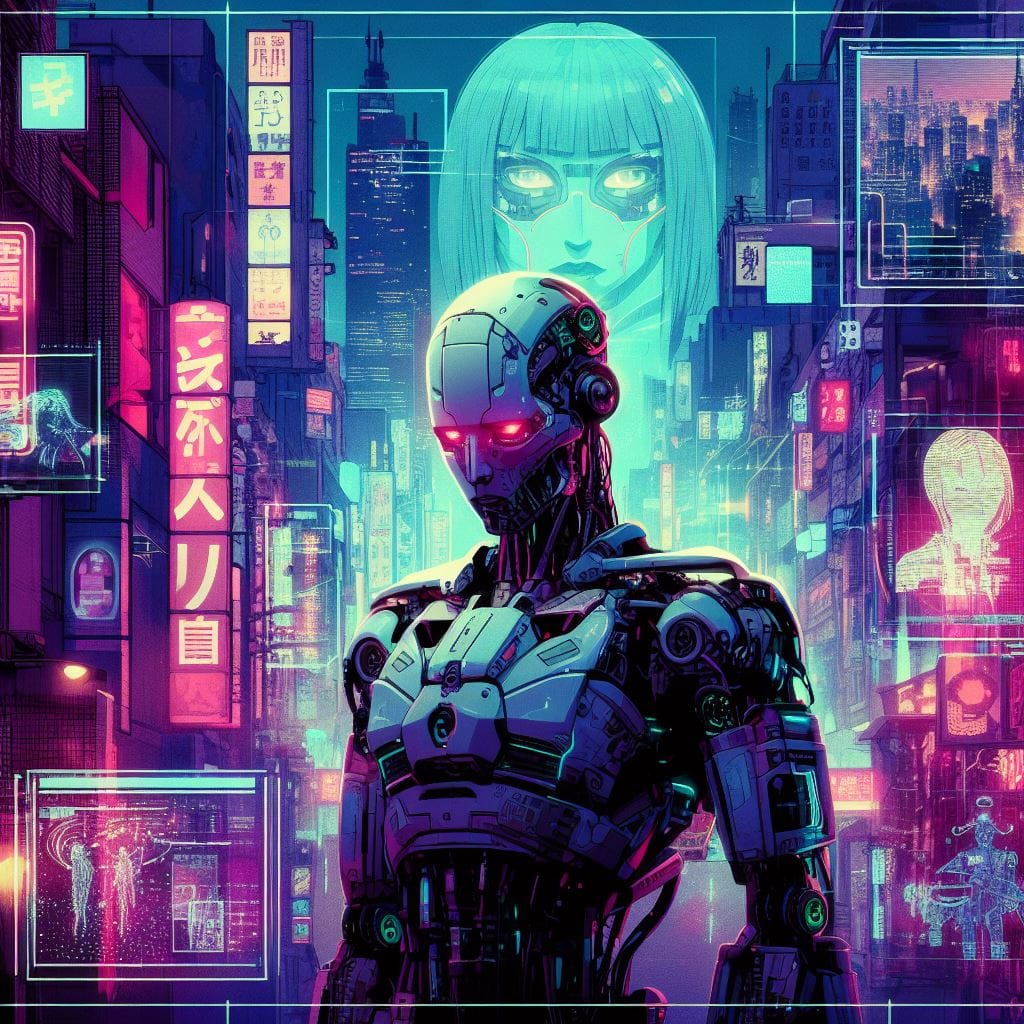 AI Generated Cyberpunk Art