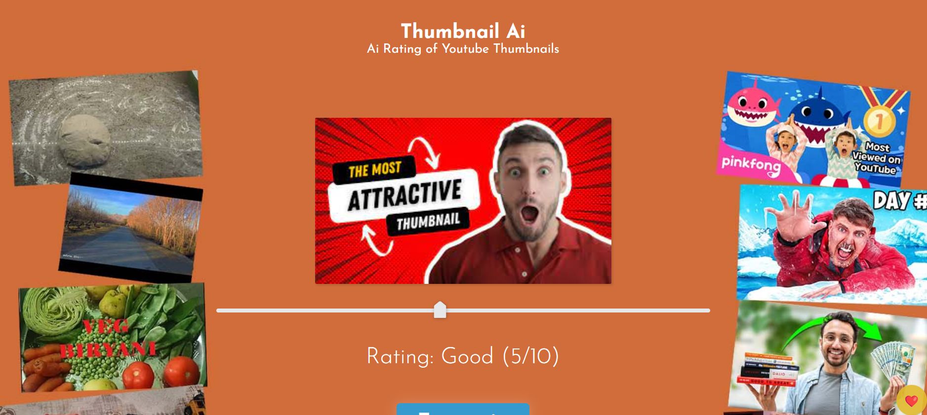 Functioning of Thumbnail AI Rating