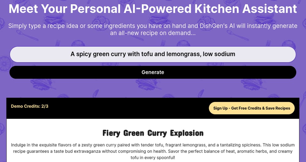 10 Best AI Recipe Generators in 2024