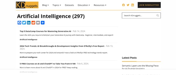 20 Best AI Blogs to Follow in 2024