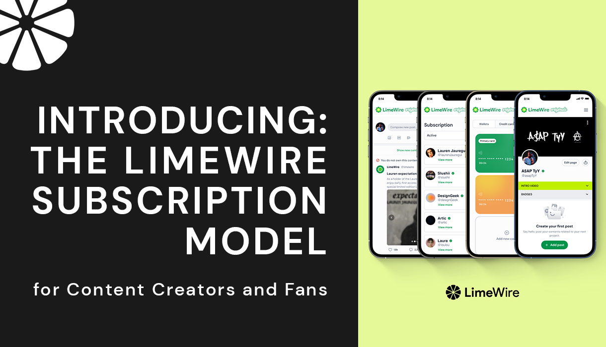 Introducing the LimeWire Subscription Platform